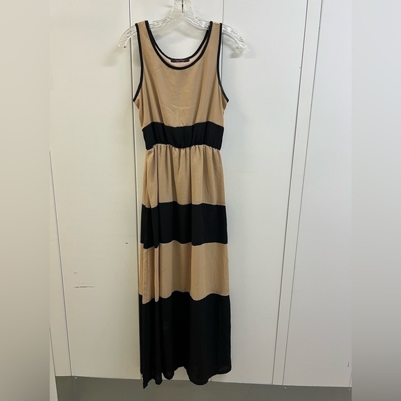 Excellent Condition Lorena Rose Thick Striped Maxi Dress - Picture 1 of 2
